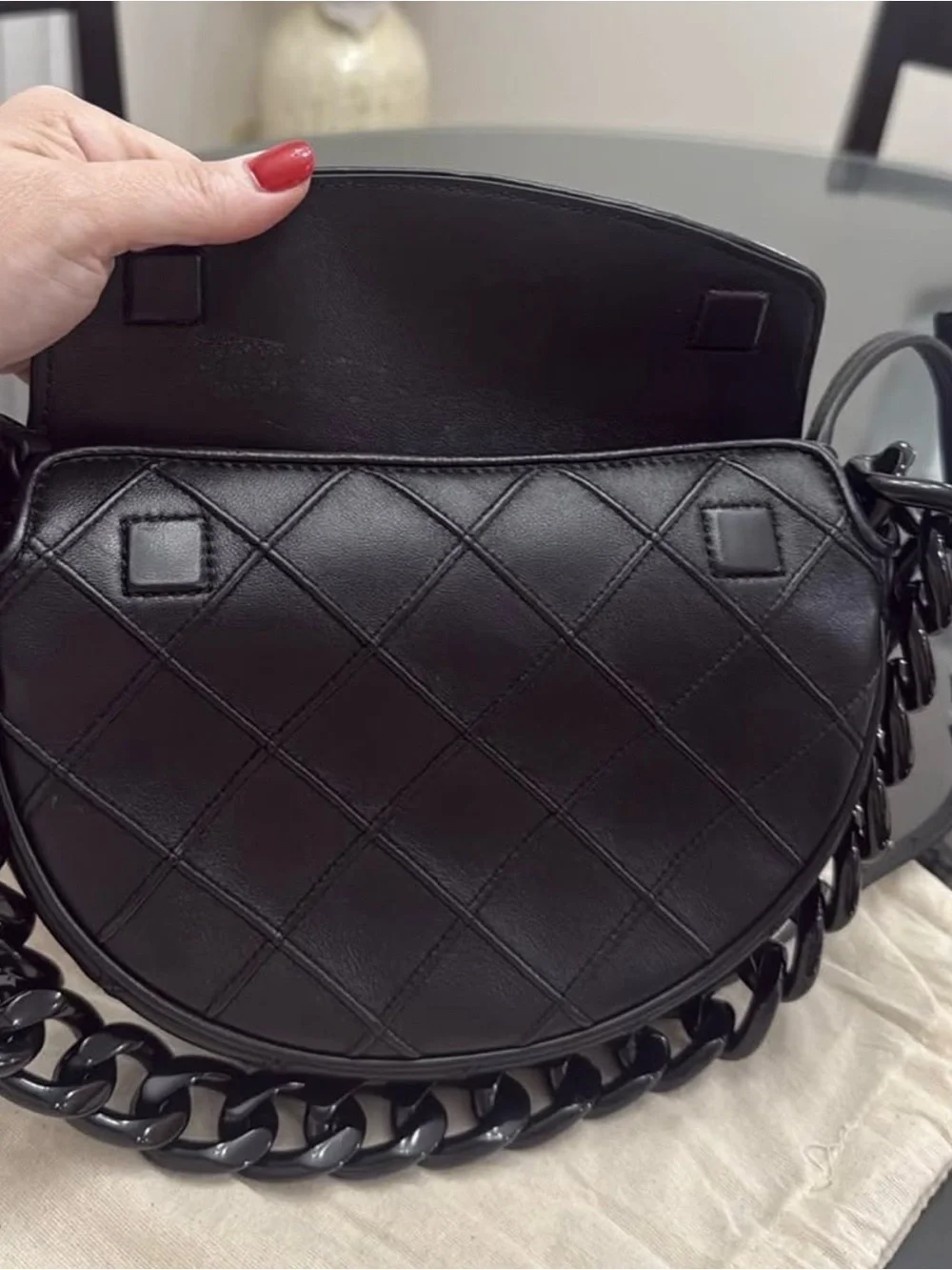 Tory Burch Fleming Soft Mini Crescent Bag